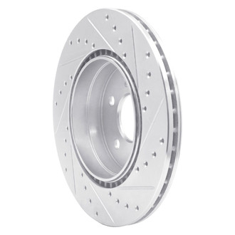 R1 Concepts® - eLINE™ Drilled and Slotted 1-Piece Rear Driver Side Brake Rotor