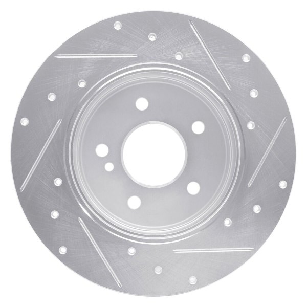 R1 Concepts® - eLINE™ Drilled and Slotted 1-Piece Rear Brake Rotor