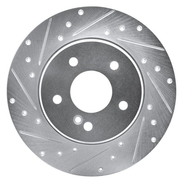 R1 Concepts® - eLINE™ Drilled and Slotted 1-Piece Rear Brake Rotor