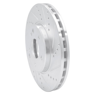 R1 Concepts® - eLINE™ Drilled and Slotted 1-Piece Front Passenger Side Brake Rotor
