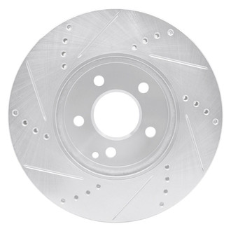 R1 Concepts® - eLINE™ Drilled and Slotted 1-Piece Front Passenger Side Brake Rotor