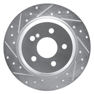 R1 Concepts® - eLINE™ Drilled and Slotted 1-Piece Rear Driver Side Brake Rotor