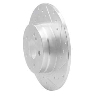 R1 Concepts® - eLINE™ Drilled and Slotted 1-Piece Rear Passenger Side Brake Rotor