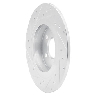 R1 Concepts® - eLINE™ Drilled and Slotted 1-Piece Rear Passenger Side Brake Rotor