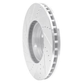 R1 Concepts® - eLINE™ Drilled and Slotted 1-Piece Front Passenger Side Brake Rotor