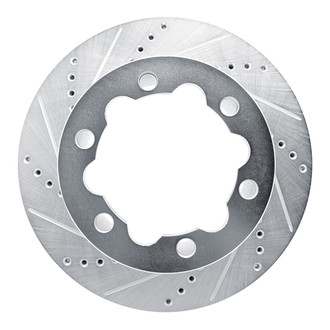 R1 Concepts® - eLINE™ Drilled and Slotted 1-Piece Rear Driver Side Brake Rotor