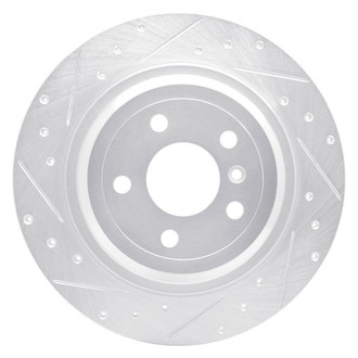 R1 Concepts® - eLINE™ Drilled and Slotted 1-Piece Rear Driver Side Brake Rotor