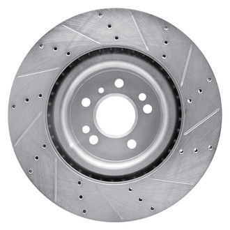 R1 Concepts® - eLINE™ Drilled and Slotted 1-Piece Front Driver Side Brake Rotor