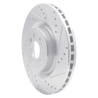 R1 Concepts® - eLINE™ Drilled and Slotted 1-Piece Front Passenger Side Brake Rotor