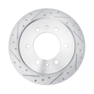 R1 Concepts® - eLINE™ Drilled and Slotted 1-Piece Rear Driver Side Brake Rotor