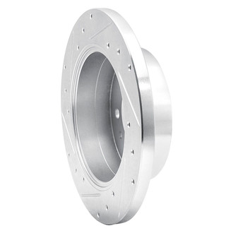 R1 Concepts® - eLINE™ Drilled and Slotted 1-Piece Rear Passenger Side Brake Rotor