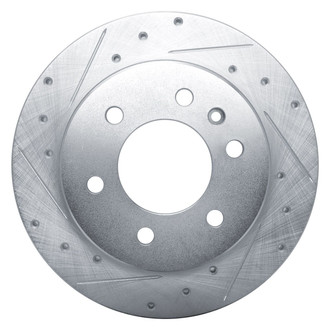 R1 Concepts® - eLINE™ Drilled and Slotted 1-Piece Rear Driver Side Brake Rotor
