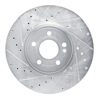 R1 Concepts® - eLINE™ Drilled and Slotted 1-Piece Front Driver Side Brake Rotor