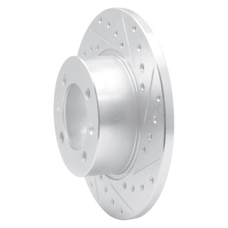 R1 Concepts® - eLINE™ Drilled and Slotted 1-Piece Front Passenger Side Brake Rotor