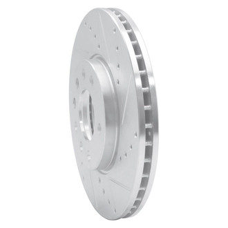 R1 Concepts® - eLINE™ Drilled and Slotted 1-Piece Front Passenger Side Brake Rotor
