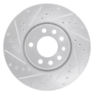 R1 Concepts® - eLINE™ Drilled and Slotted 1-Piece Front Driver Side Brake Rotor