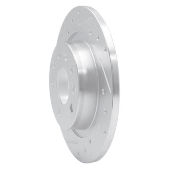 R1 Concepts® - eLINE™ Drilled and Slotted 1-Piece Rear Driver Side Brake Rotor