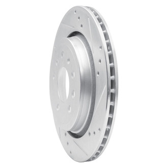 R1 Concepts® - eLINE™ Drilled and Slotted 1-Piece Rear Passenger Side Brake Rotor