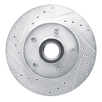 R1 Concepts® - eLINE™ Drilled and Slotted 1-Piece Front Driver Side Brake Rotor