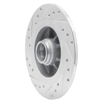 R1 Concepts® - eLINE™ Drilled and Slotted 1-Piece Rear Passenger Side Brake Rotor