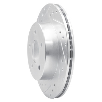 R1 Concepts® - eLINE™ Drilled and Slotted 1-Piece Rear Driver Side Brake Rotor