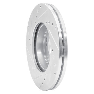R1 Concepts® - eLINE™ Drilled and Slotted 1-Piece Front Passenger Side Brake Rotor