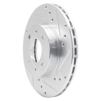 R1 Concepts® - eLINE™ Drilled and Slotted 1-Piece Front Passenger Side Brake Rotor