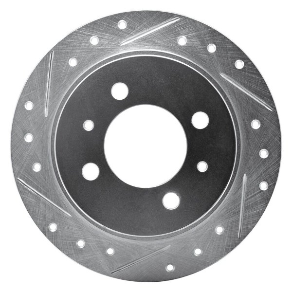 R1 Concepts® - eLINE™ Drilled and Slotted 1-Piece Rear Brake Rotor