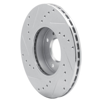 R1 Concepts® - eLINE™ Drilled and Slotted 1-Piece Front Passenger Side Brake Rotor