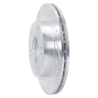 R1 Concepts® - eLINE™ Drilled and Slotted 1-Piece Front Driver Side Brake Rotor