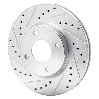 R1 Concepts® - eLINE™ Drilled and Slotted 1-Piece Front Driver Side Brake Rotor