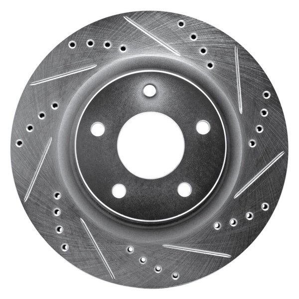 R1 Concepts® - eLINE™ Drilled and Slotted 1-Piece Front Brake Rotor