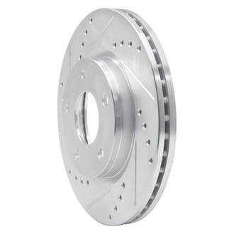 R1 Concepts® - eLINE™ Drilled and Slotted 1-Piece Front Driver Side Brake Rotor
