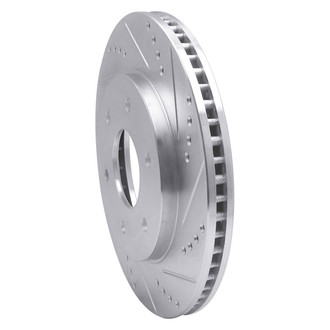 R1 Concepts® - eLINE™ Drilled and Slotted 1-Piece Front Passenger Side Brake Rotor