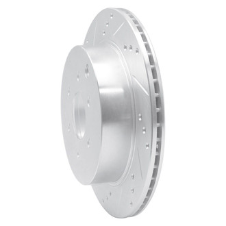 R1 Concepts® - eLINE™ Drilled and Slotted 1-Piece Rear Driver Side Brake Rotor