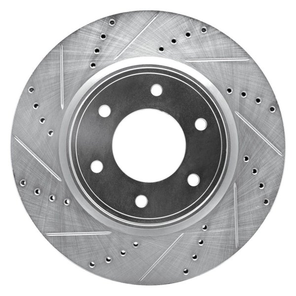 R1 Concepts® - eLINE™ Drilled and Slotted 1-Piece Front Brake Rotor