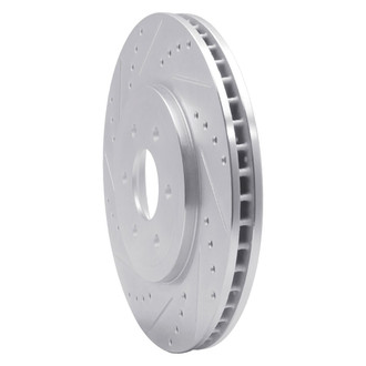 R1 Concepts® - eLINE™ Drilled and Slotted 1-Piece Front Driver Side Brake Rotor