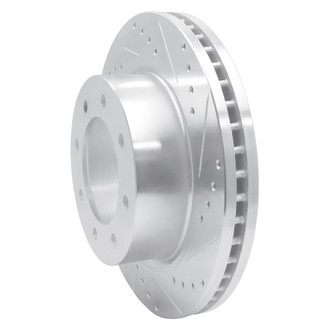 R1 Concepts® - eLINE™ Drilled and Slotted 1-Piece Front Passenger Side Brake Rotor