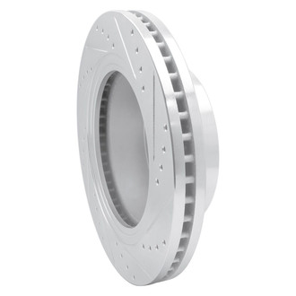 R1 Concepts® - eLINE™ Drilled and Slotted 1-Piece Front Driver Side Brake Rotor
