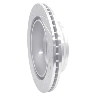 R1 Concepts® - eLINE™ Drilled and Slotted 1-Piece Rear Passenger Side Brake Rotor