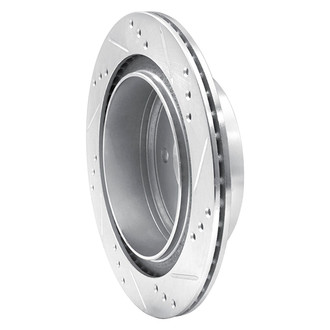 R1 Concepts® - eLINE™ Drilled and Slotted 1-Piece Rear Driver Side Brake Rotor