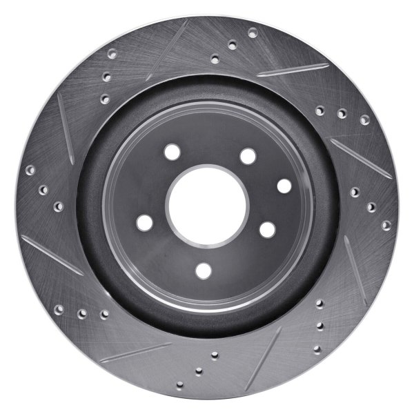 R1 Concepts® - eLINE™ Drilled and Slotted 1-Piece Rear Brake Rotor