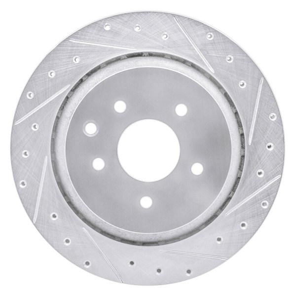 R1 Concepts® - eLINE™ Drilled and Slotted 1-Piece Rear Brake Rotor