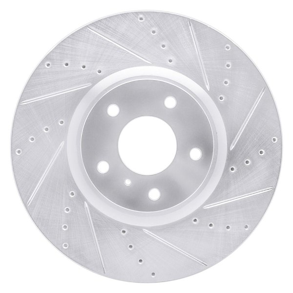 R1 Concepts® - eLINE™ Drilled and Slotted 1-Piece Front Brake Rotor