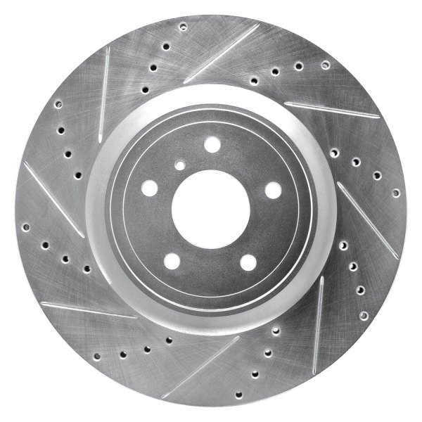 R1 Concepts® - eLINE™ Drilled and Slotted 1-Piece Front Brake Rotor