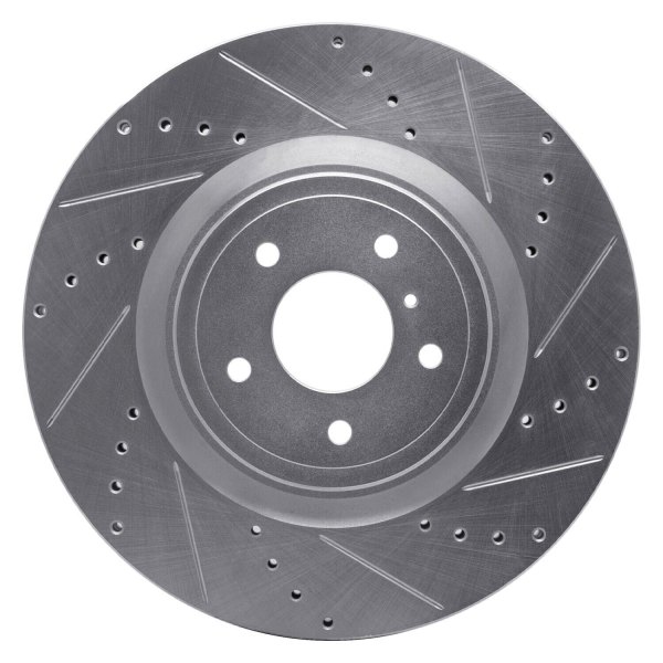 R1 Concepts® - eLINE™ Drilled and Slotted 1-Piece Front Brake Rotor