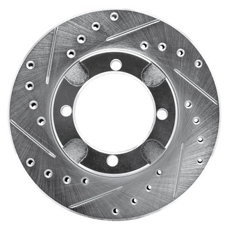 R1 Concepts® - eLINE™ Drilled and Slotted 1-Piece Front Driver Side Brake Rotor