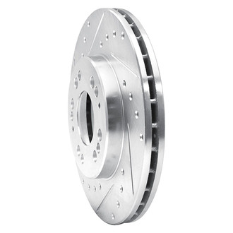 R1 Concepts® - eLINE™ Drilled and Slotted 1-Piece Front Driver Side Brake Rotor