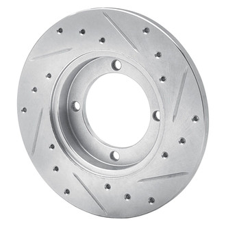 R1 Concepts® - eLINE™ Drilled and Slotted 1-Piece Front Driver Side Brake Rotor