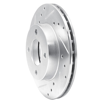 R1 Concepts® - eLINE™ Drilled and Slotted 1-Piece Front Driver Side Brake Rotor